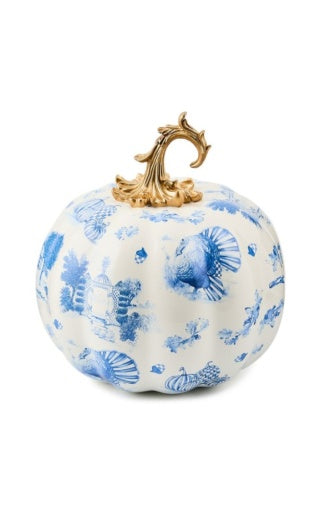Royal Autumn Toile Pumpkin