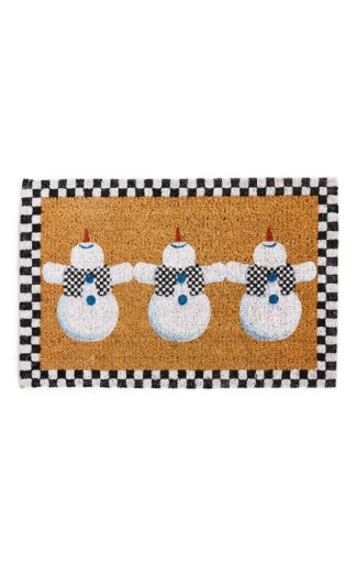 Dancing Snowman Entrance Mat