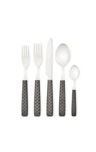 Everyday Black 5-Piece Place Setting
