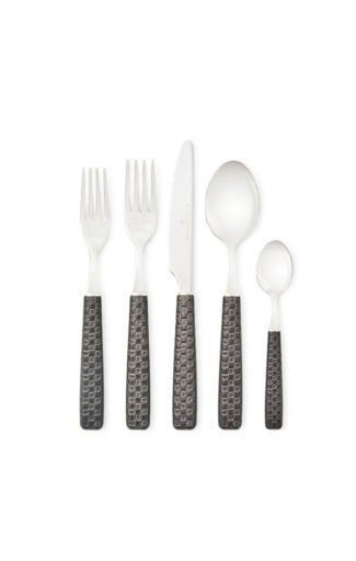 Everyday Black 5-Piece Place Setting