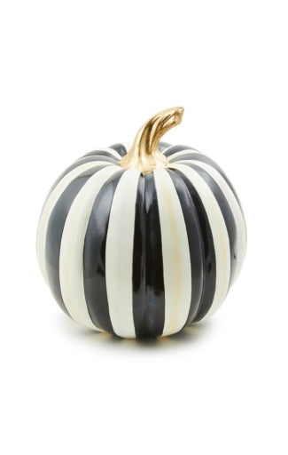 Courtly Stripe Glossy Medium Pumpkin