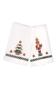 Nutcracker & Tree Guest Towels, Set Of 2