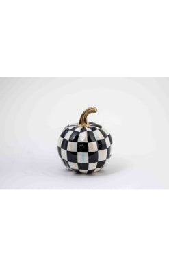 Courtly Check Glossy Pumpkin - Mini