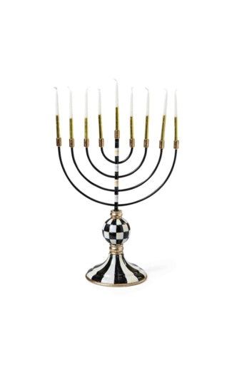 Courtly Menorah