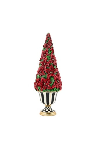 Illuminated Poinsettia Tree