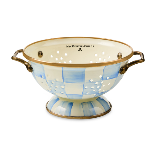 Sky Check Small Colander