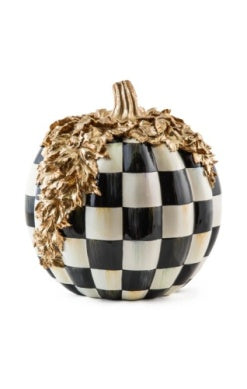 Courtly Check Gold Foliage Pumpkin