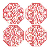 Coaster Set of 4 - Zebra