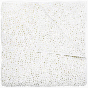 John Robshaw Organic Hand Stitched Sand Coverlet, King