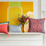 John Robshaw Dip Dyed Coral Bolster