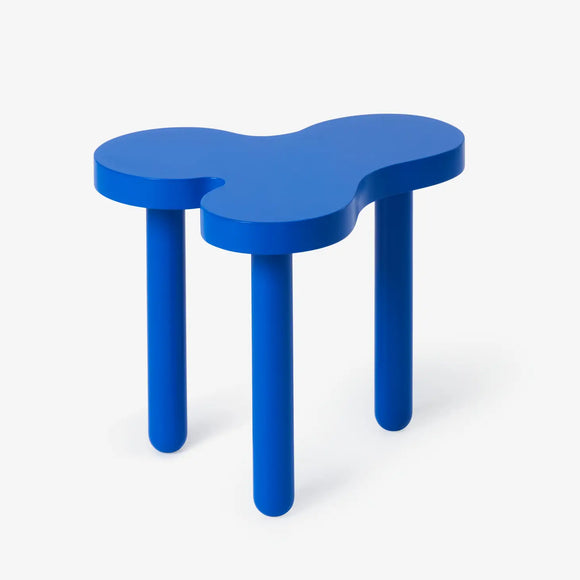 Splat Side Table (tall, blue)