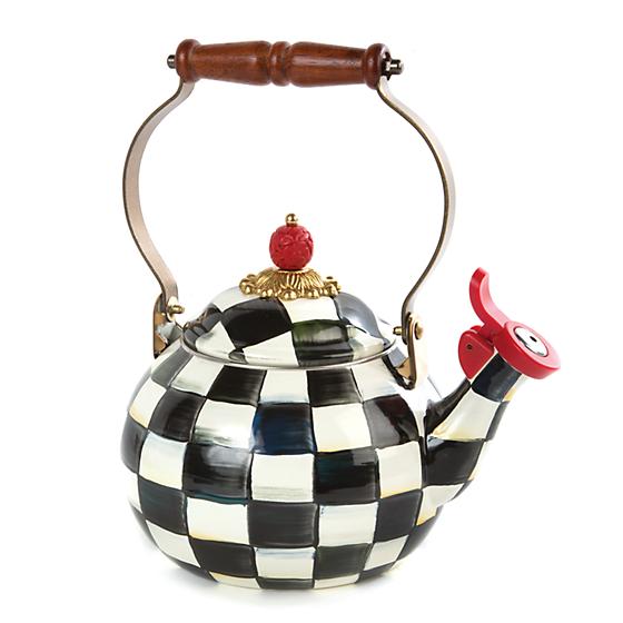 Courtly Check Whistling Tea Kettle