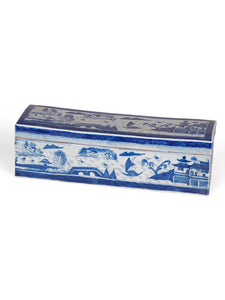 Blue & White Canton Reproduction Box - 17"