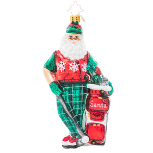 Jolly Golfer Santa