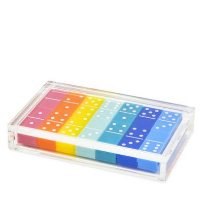 Tizo Lucite Multicolor Domino Set