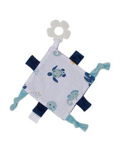 Blue Sea Life Crinkle Blankie