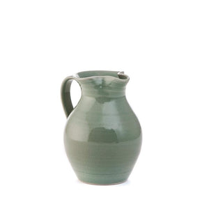 Simon Pearce Belmont Pottery Pitcher Celadon, Medium