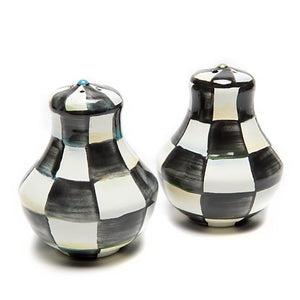 Courtly Check Enamel Salt & Pepper