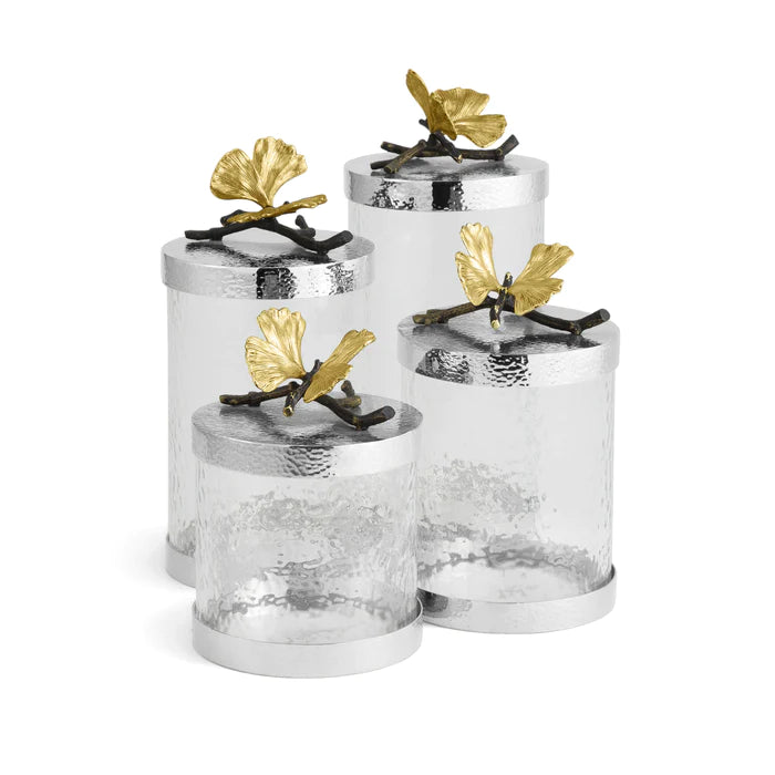Michael Aram white orchid Canister