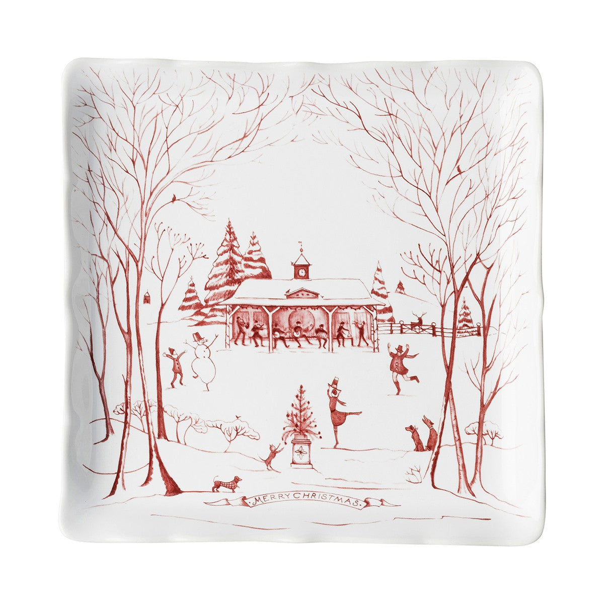 Juliska Country Estate Winter Frolic Ruby Sweets Tray - Thumbnail 2