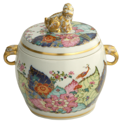 Mottahedeh Tobacco Leaf Small Dog Jar - Thumbnail 3