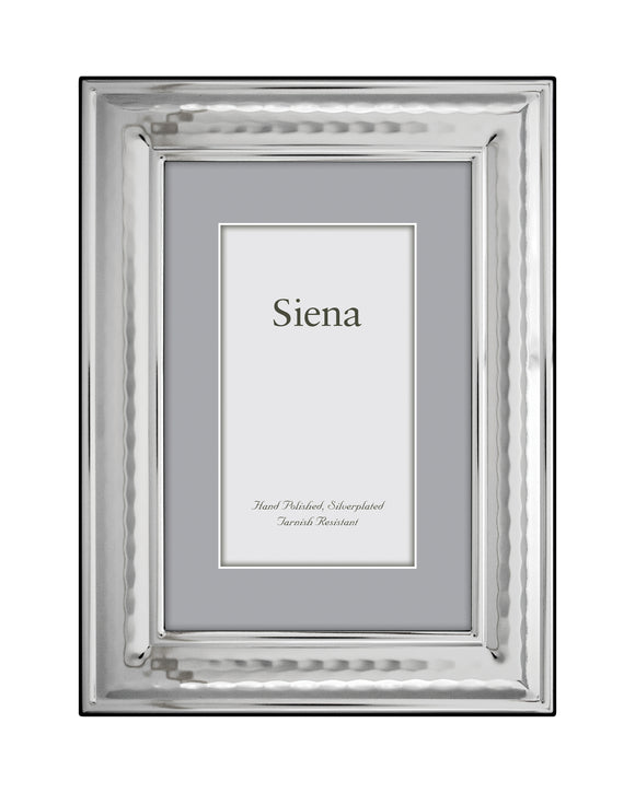 Siena Hammered Silverplate Frame