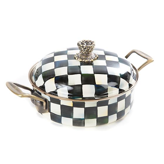 Courtly Check Enamel 5 Qt Casserole - Thumbnail 4