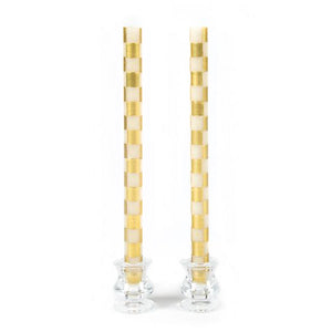 Gold Check Candle Set/2