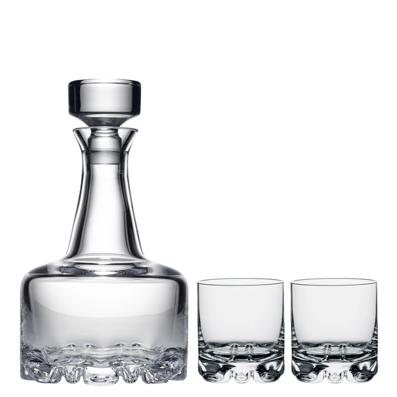 Erik Decanter Set with Double Old-Fashioned Pair