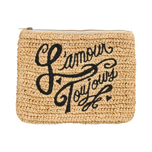 Juliska L'Amour Toujours Large Zipper Pouch