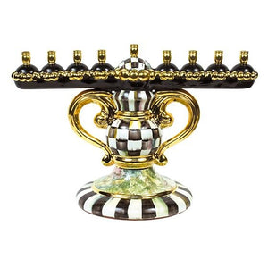 Courtly Check Menorah