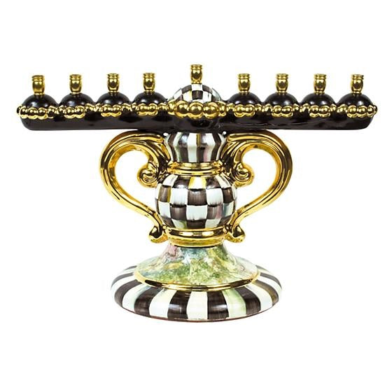 Courtly Check Menorah