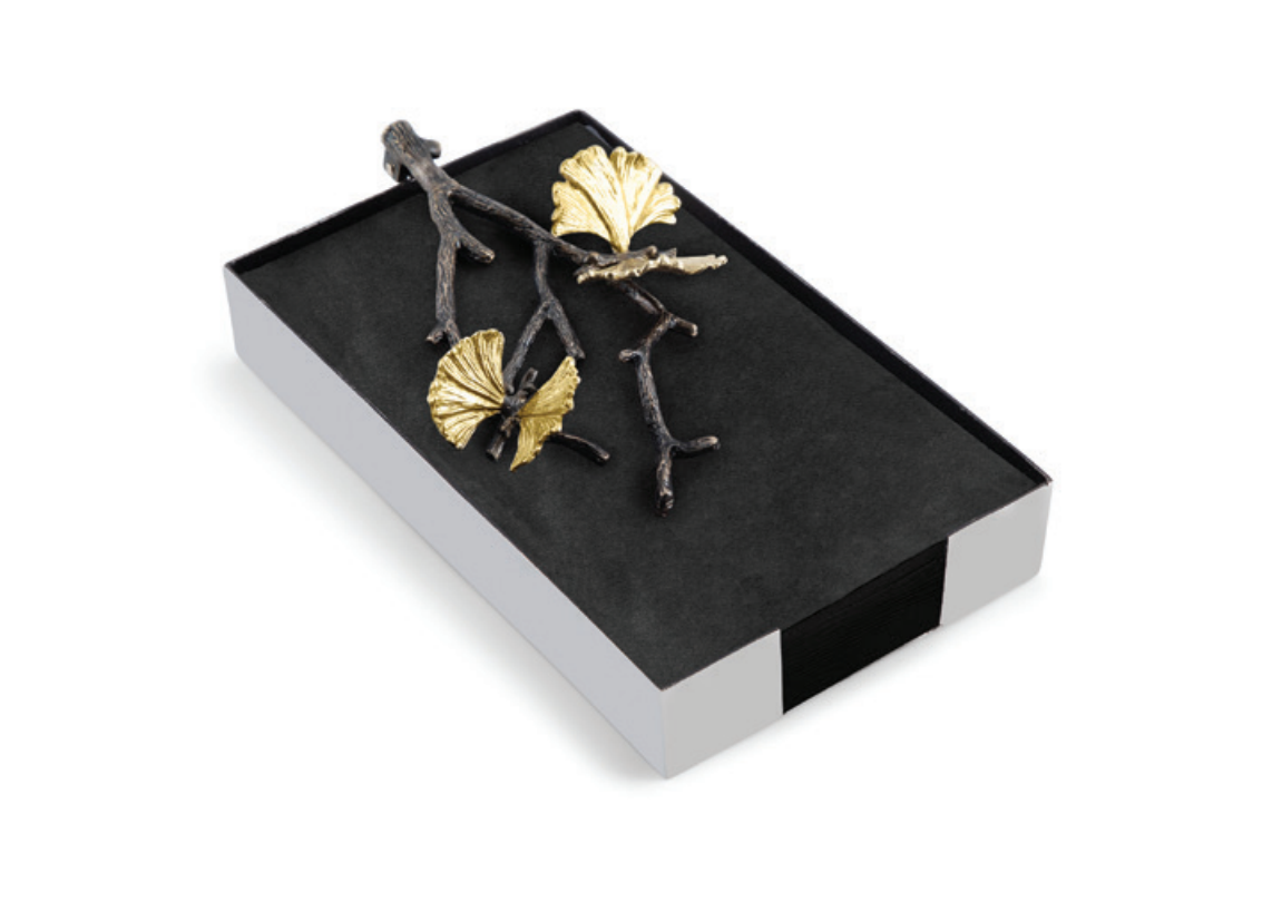 Butterfly Ginkgo Guest Towel Holder