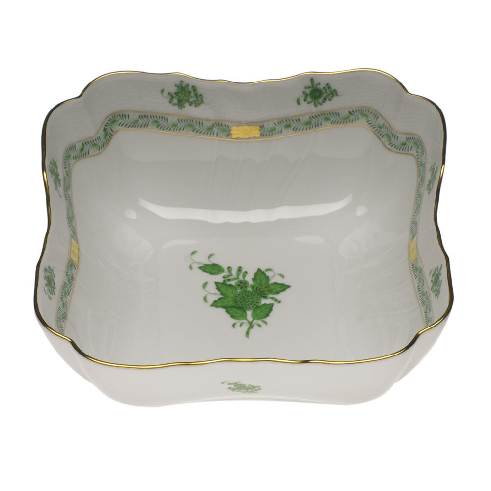 Herend Chinese Bouquet Square Salad Bowl - Thumbnail 3