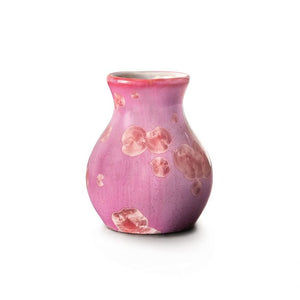 Simon Pearce Curio Crystalline Bud Vase-Rose