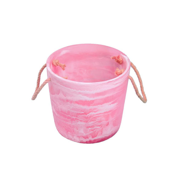 Ice Bucket, Pink Swirl