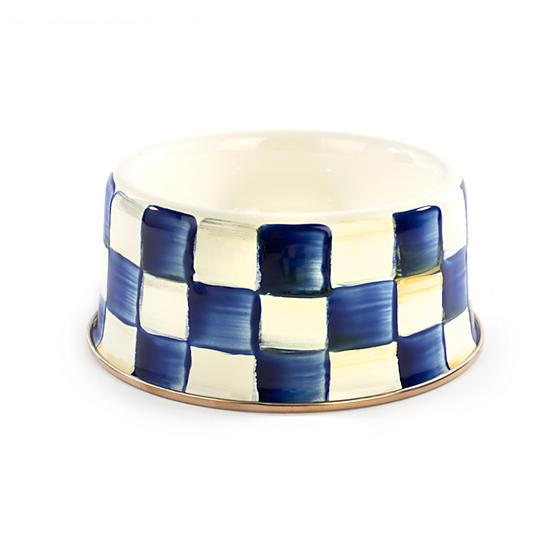 Royal Check Medium Pet Dish - DISCONTINUED