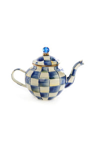 Royal Check Teapot 4 Cup