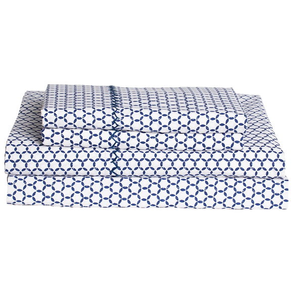 John Robshaw Kesar Indigo Sheet Set Twin