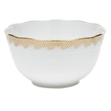 Herend Gold Fish Scale Serveware