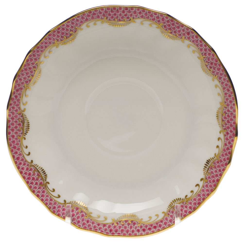 Herend Pink Fish Scale Dinnerware