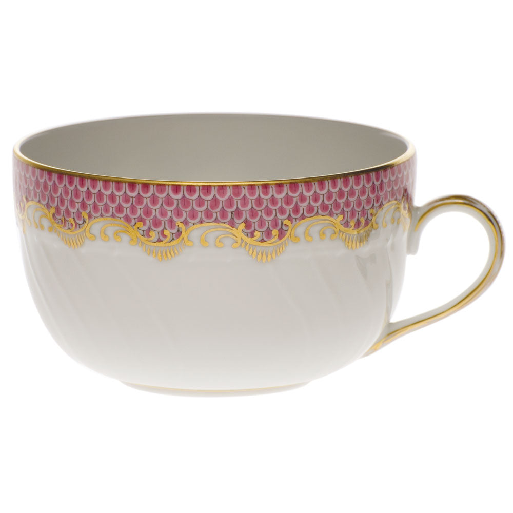 Herend Pink Fish Scale Dinnerware