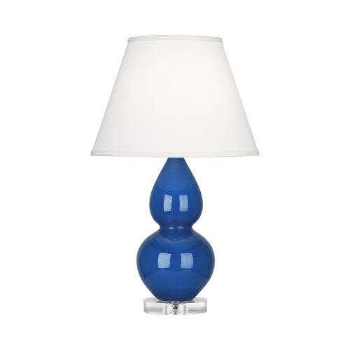 Small Double Gourd Table Lamp, Marine Blue