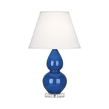 Small Double Gourd Table Lamp, Marine Blue