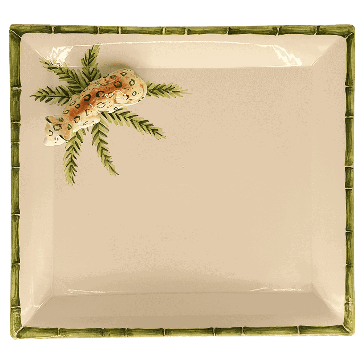 Bamboo Leopard Tray The Little House Shop