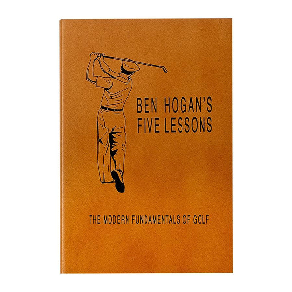 Ben Hogan's Five Lessons- Bonded Tan Leather – The Little House Shop