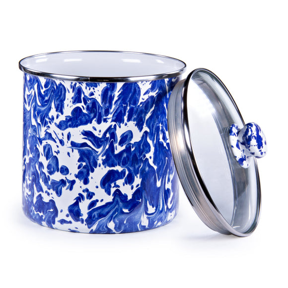 Cobalt Swirl Canister