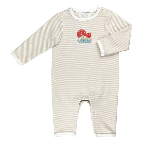 Crochet Toadstool Babygro 6-12M