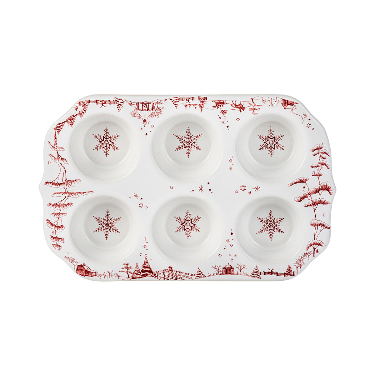 Juliska Country Estate Muffin Dish - Winter Frolic