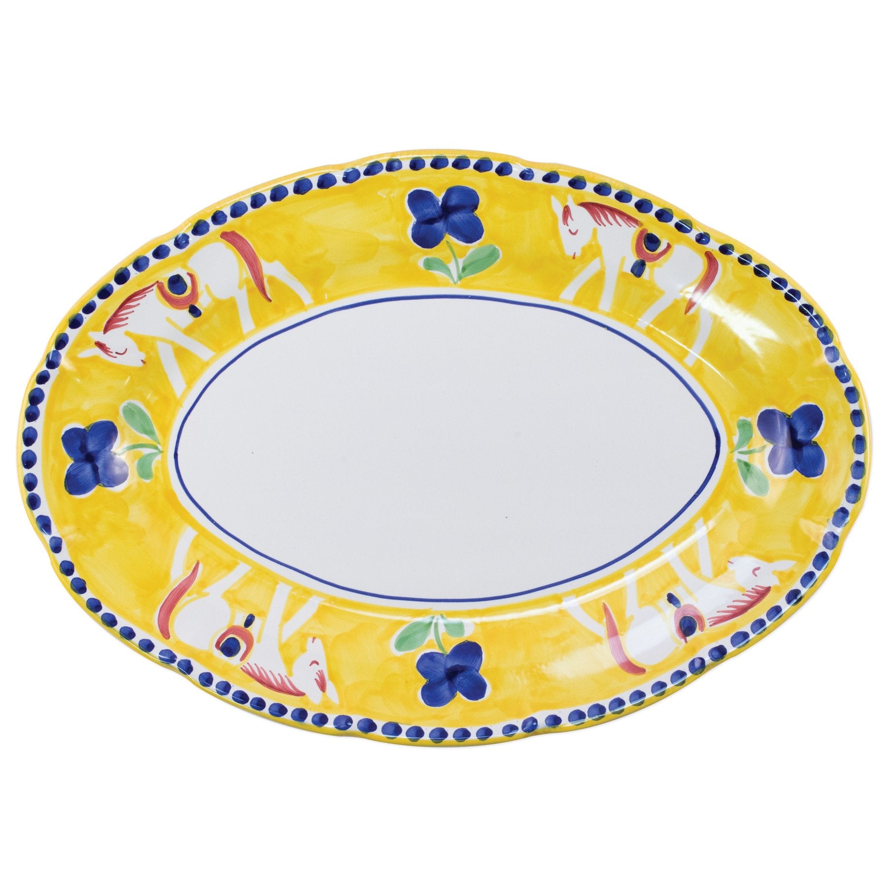Vietri Campagna Cavallo Platter - Thumbnail 3